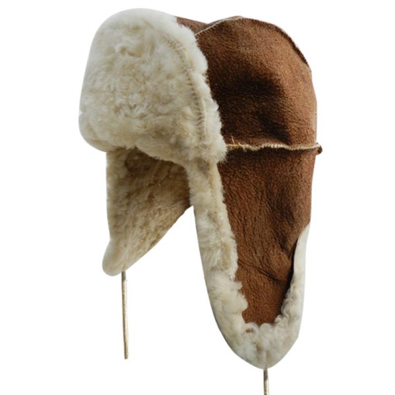 Gorro de Lana de Oveja Estilo Aviador - Imagen 4