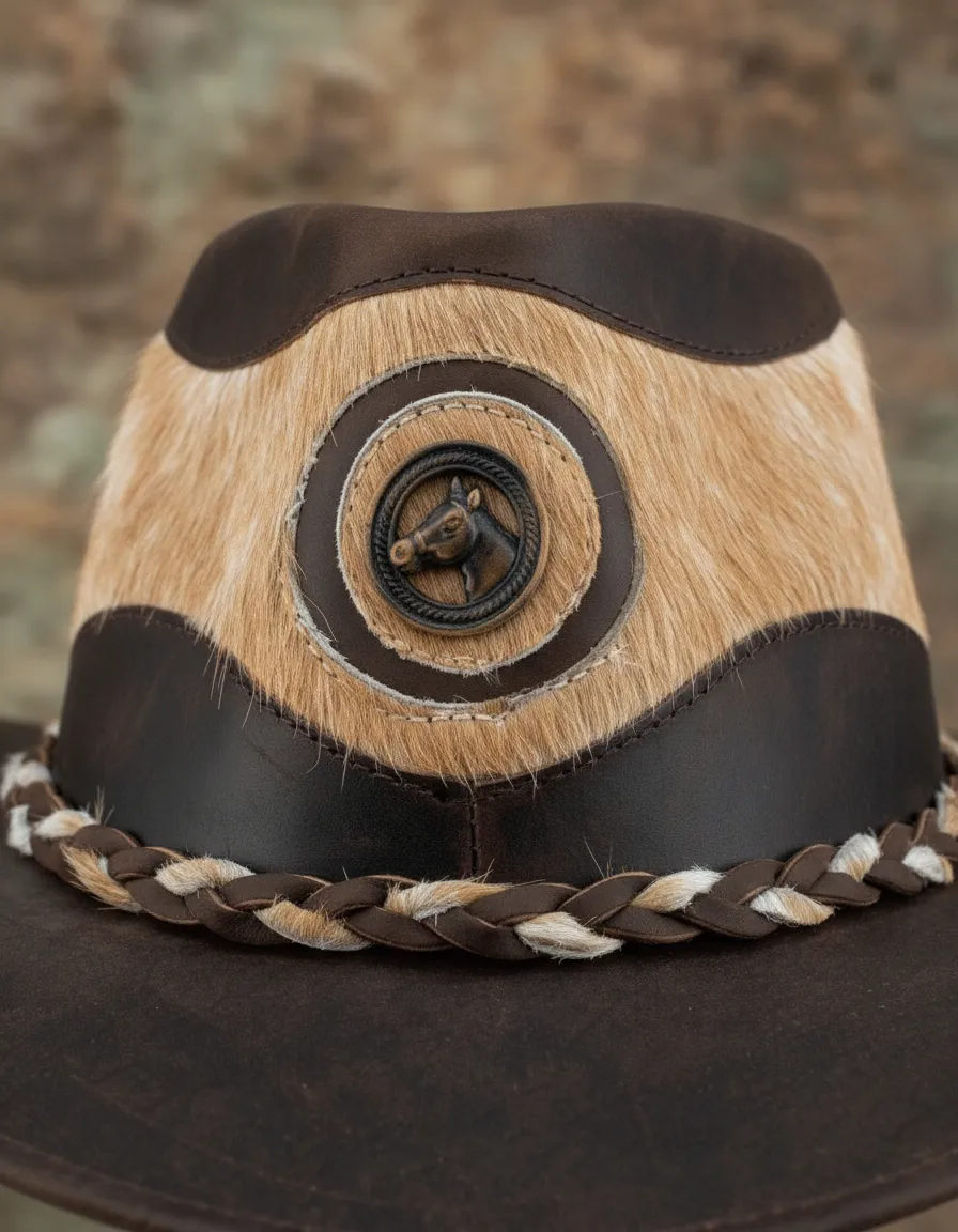Sombreros con pelo natural